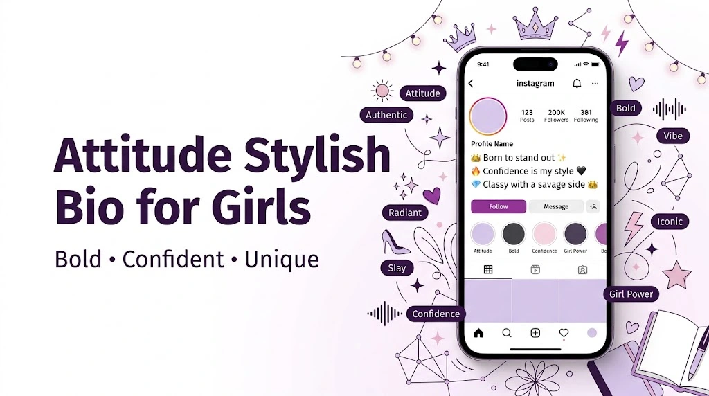 Attitude Stylish Bio for Girls