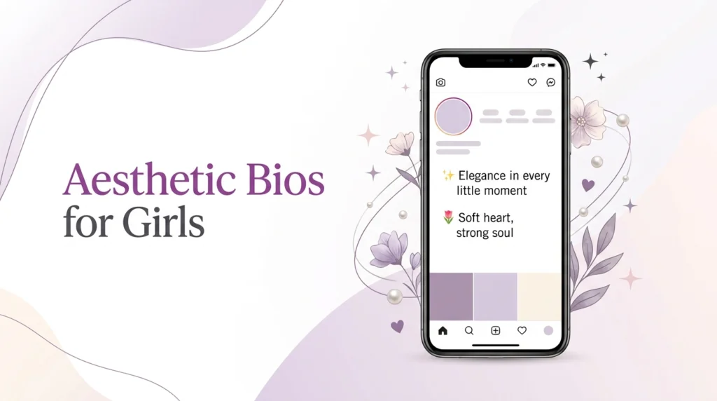Classy Aesthetic Bio for Instagram for Girl