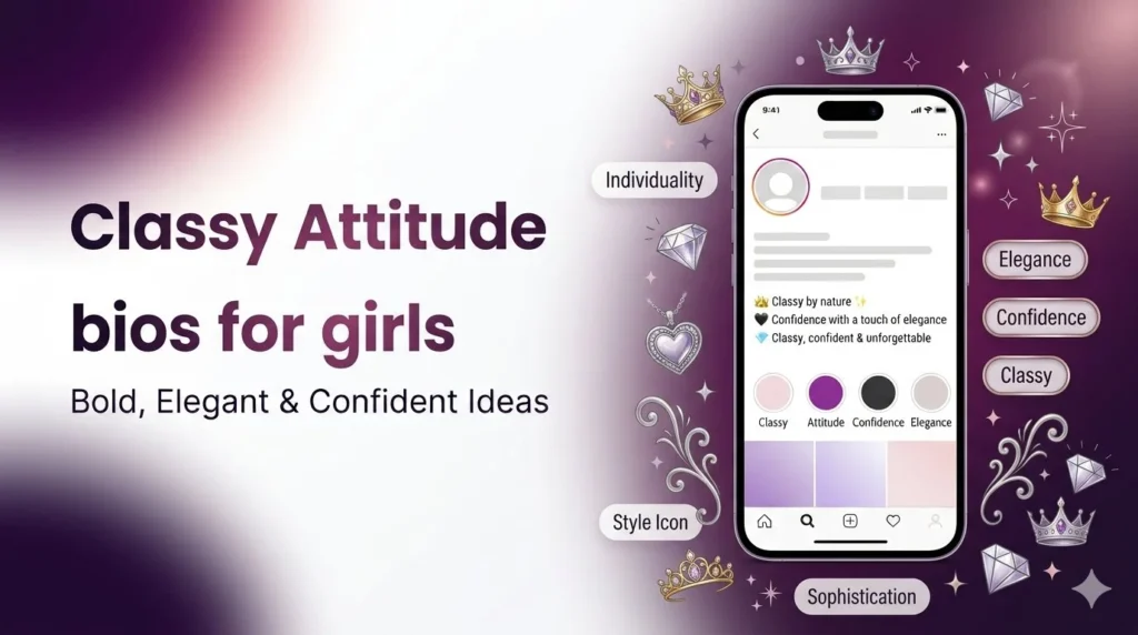 Classy Attitude Bios for Girls