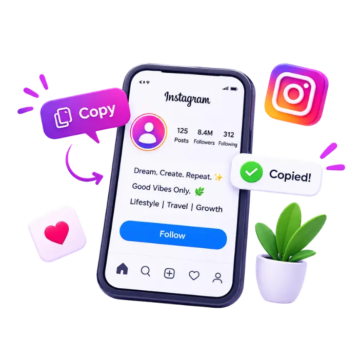 Instagram Bio Copy and Paste