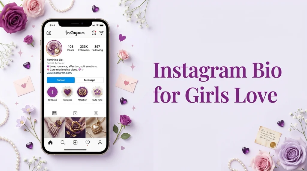 Instagram bio for girls love