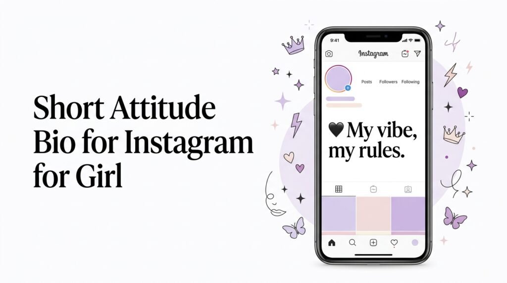 Short Attitude Bio for Instagram for Girl