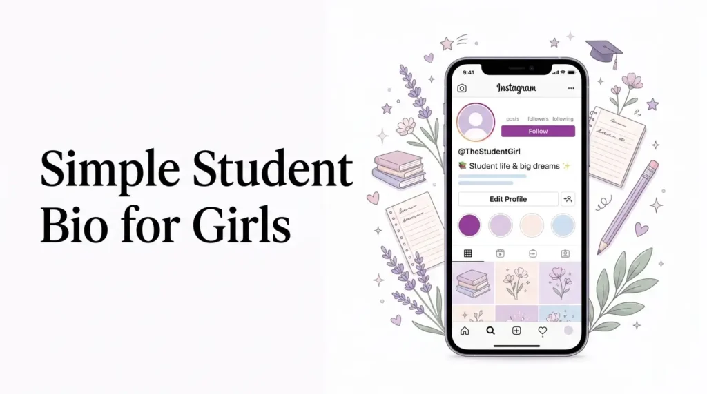 Simple Student Bio for Girls