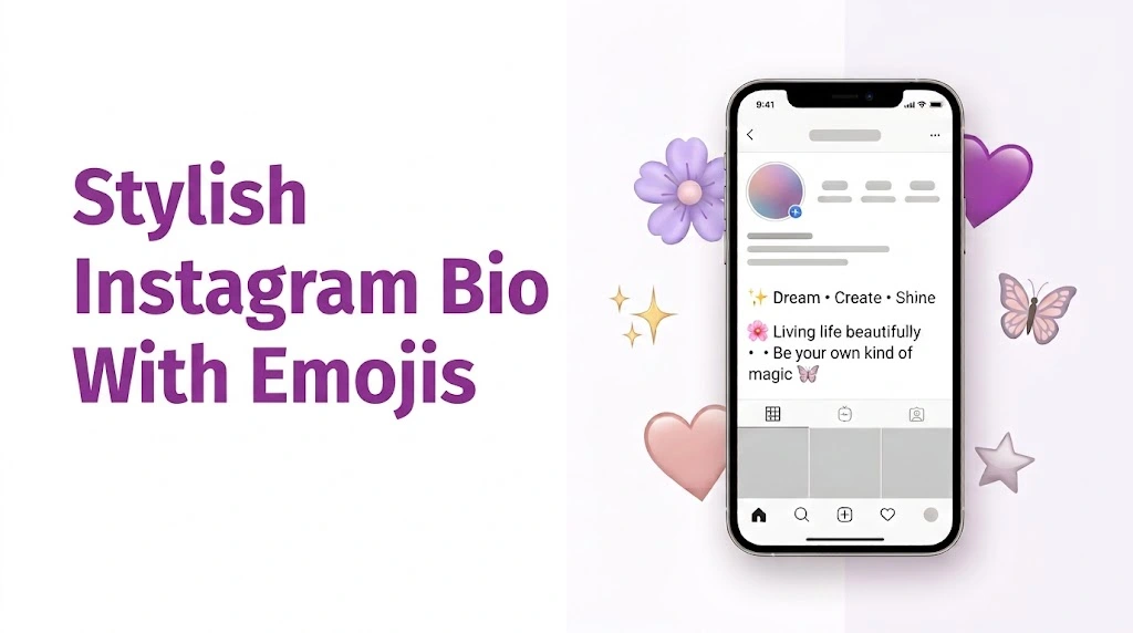 Stylish Instagram Bio With Emojis