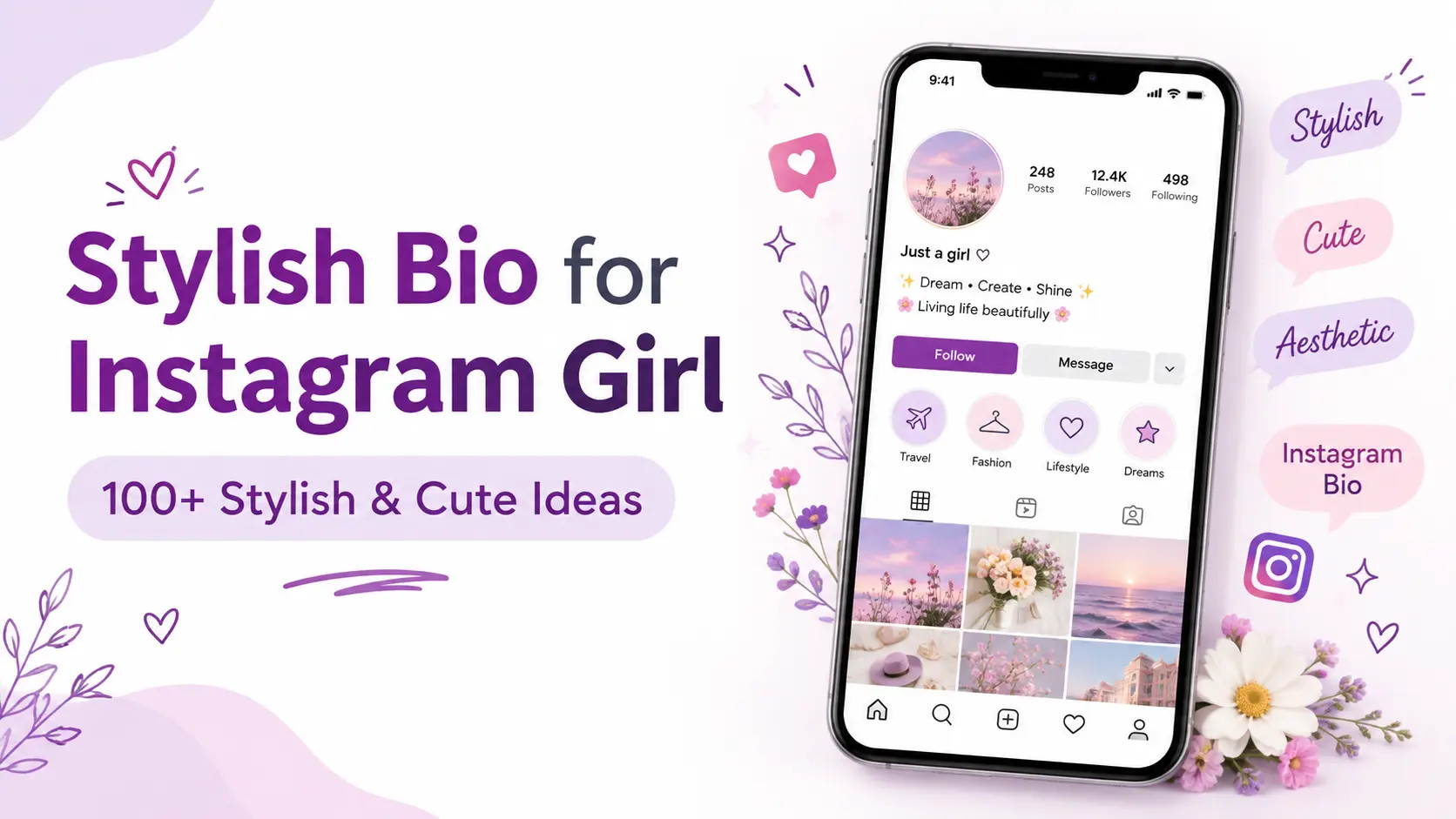 stylish bio for Instagram girl