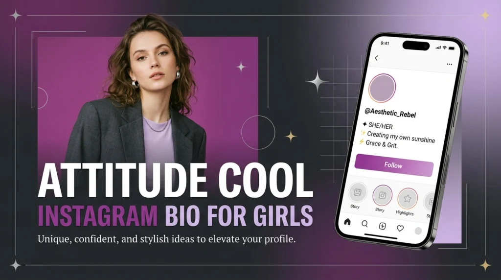 Attitude Cool Instagram Bio for Girls