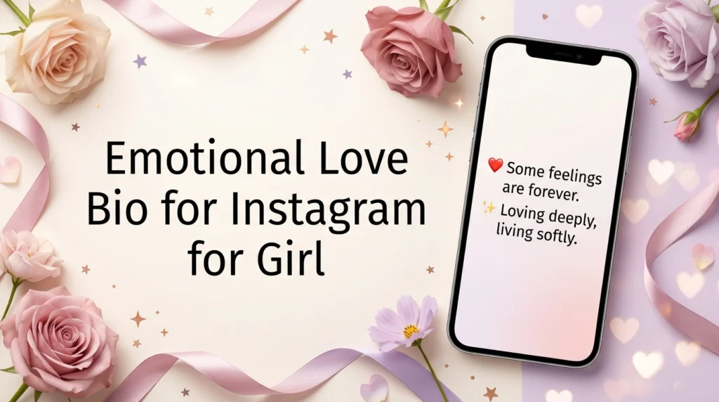 Emotional Love Bio for Instagram for Girl