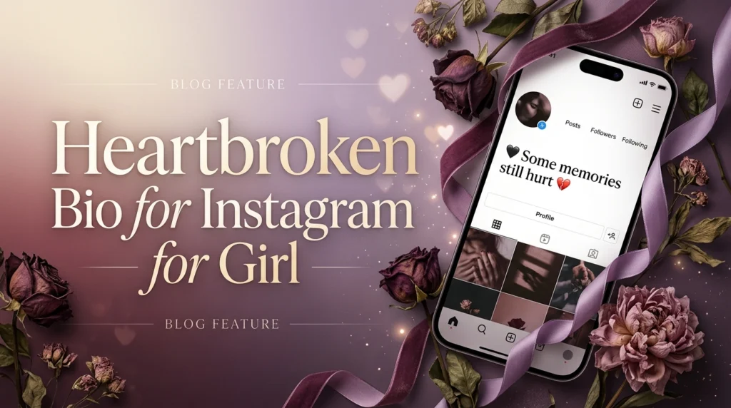Heartbroken Bio for Instagram for Girl