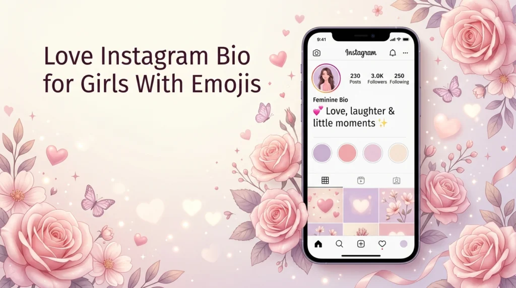Love Instagram Bio for Girls With Emojis