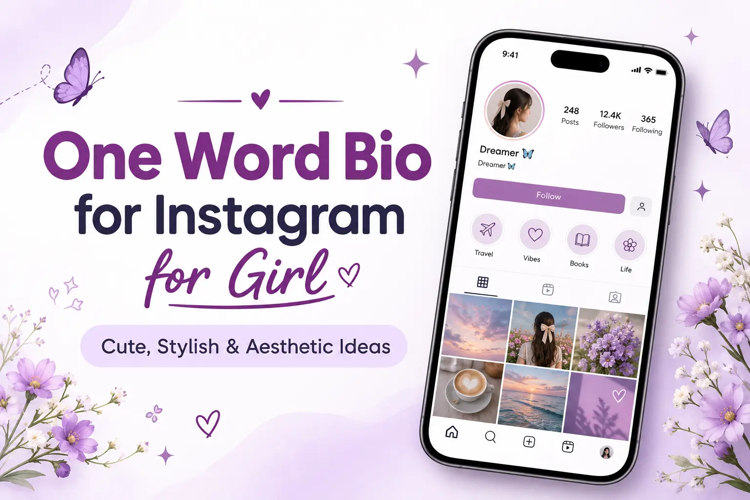 one word bio for instagram for girl