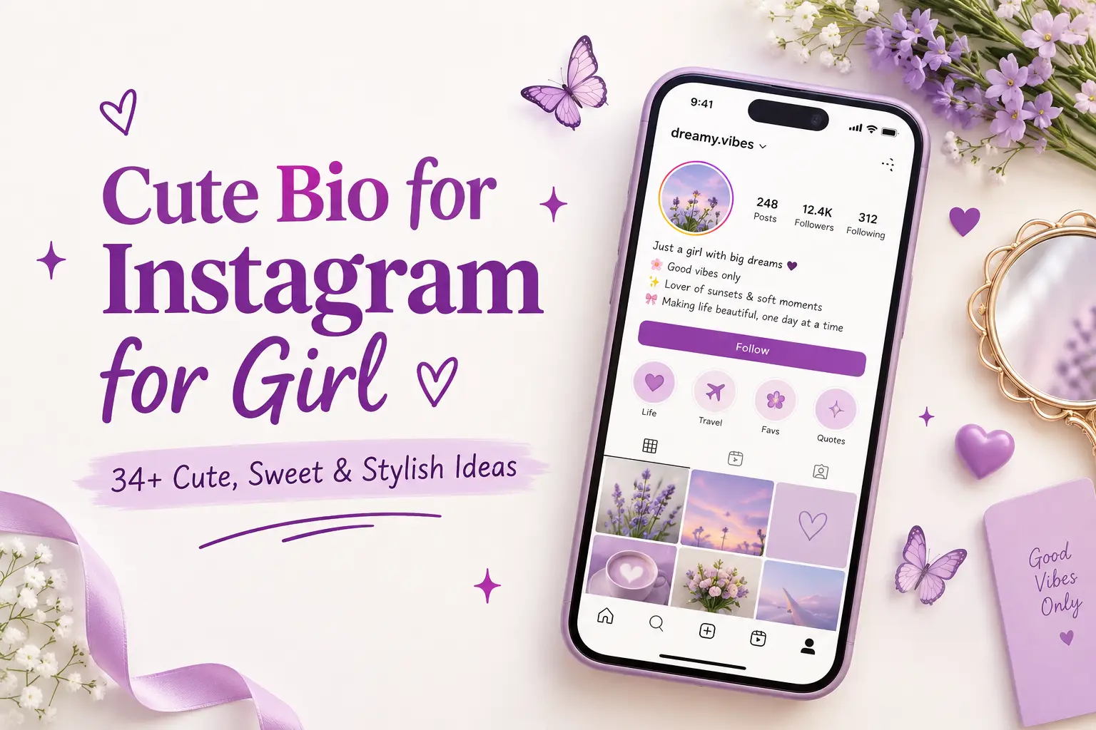 cute bio for instagram for girl