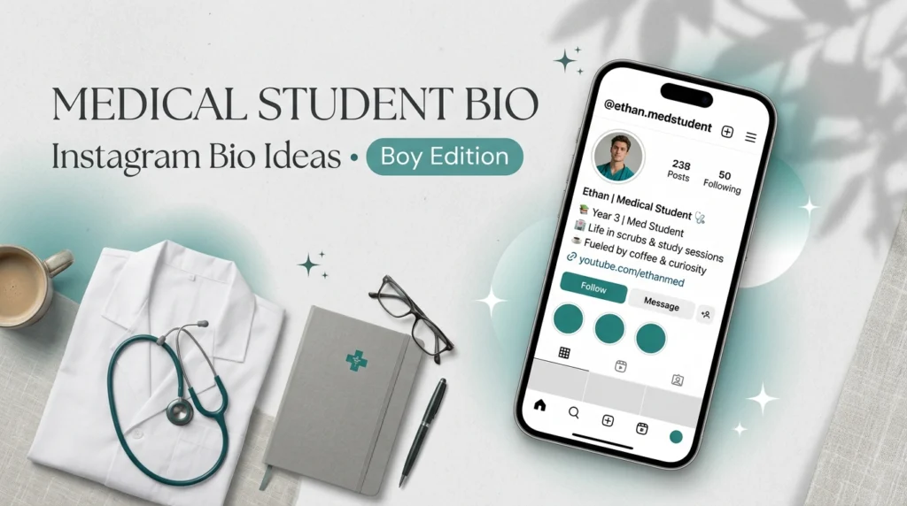 medical student bio for instagram for boy